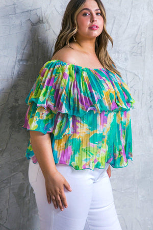 MAGNOLIA SANTA CATERINA WOVEN TOP.