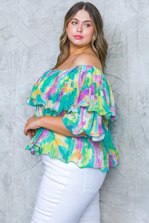 MAGNOLIA SANTA CATERINA WOVEN TOP.