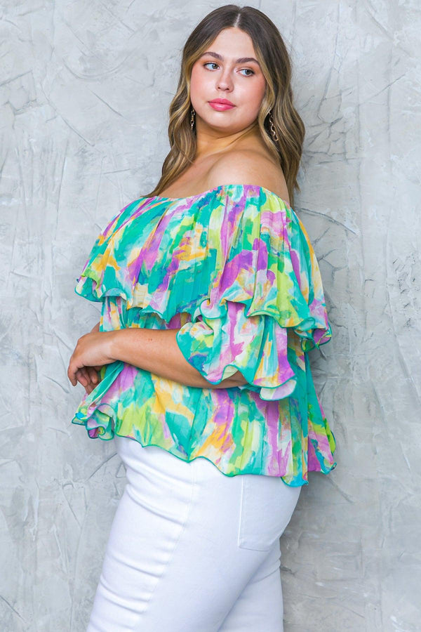 MAGNOLIA SANTA CATERINA WOVEN TOP.