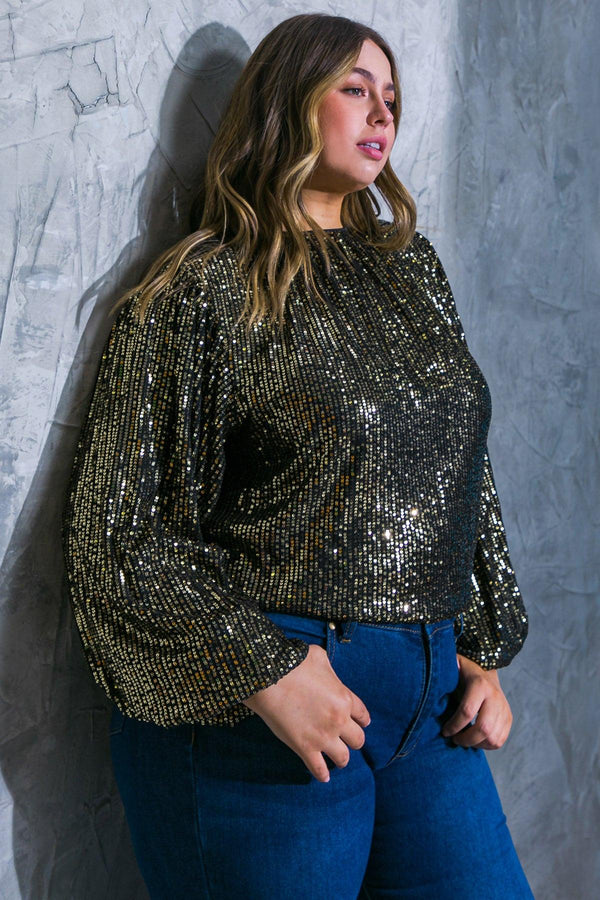 HOPE YOU REMEMBER SEQUIN TOP.