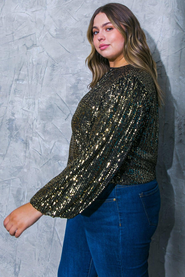 HOPE YOU REMEMBER SEQUIN TOP.