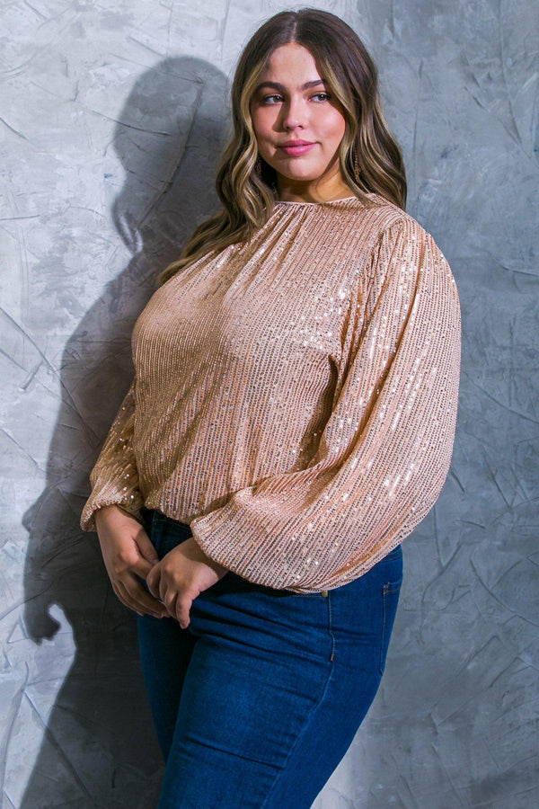 HOPE YOU REMEMBER SEQUIN TOP.