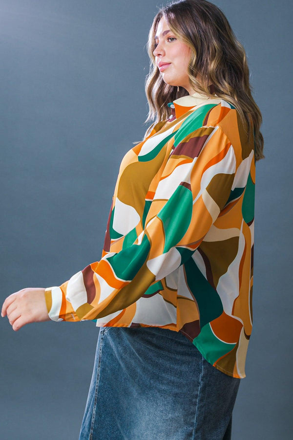 LOVINGLY YOURS WOVEN TOP.