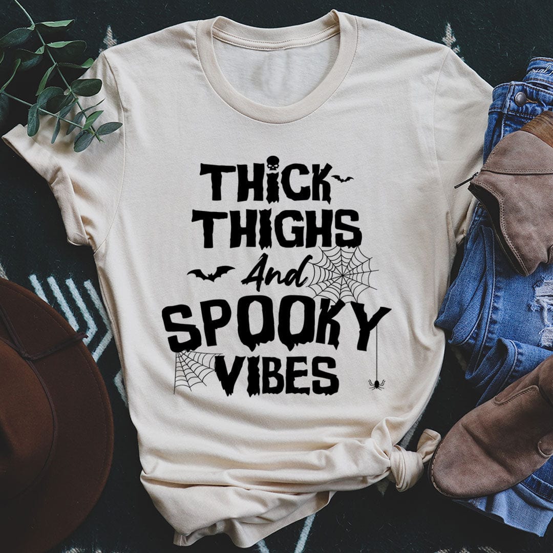 Thick Thighs And Spooky Vibes Tee