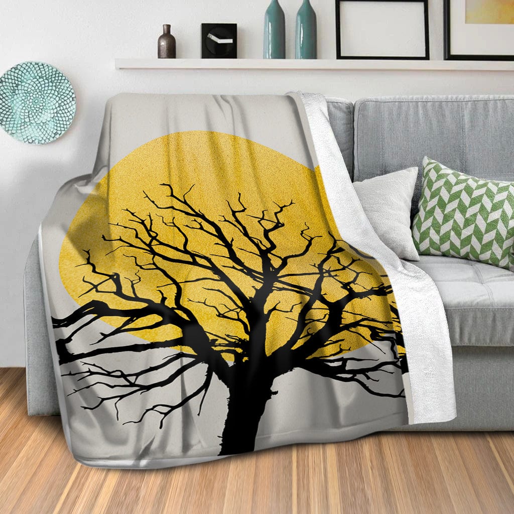 Tree Shadow C Blanket