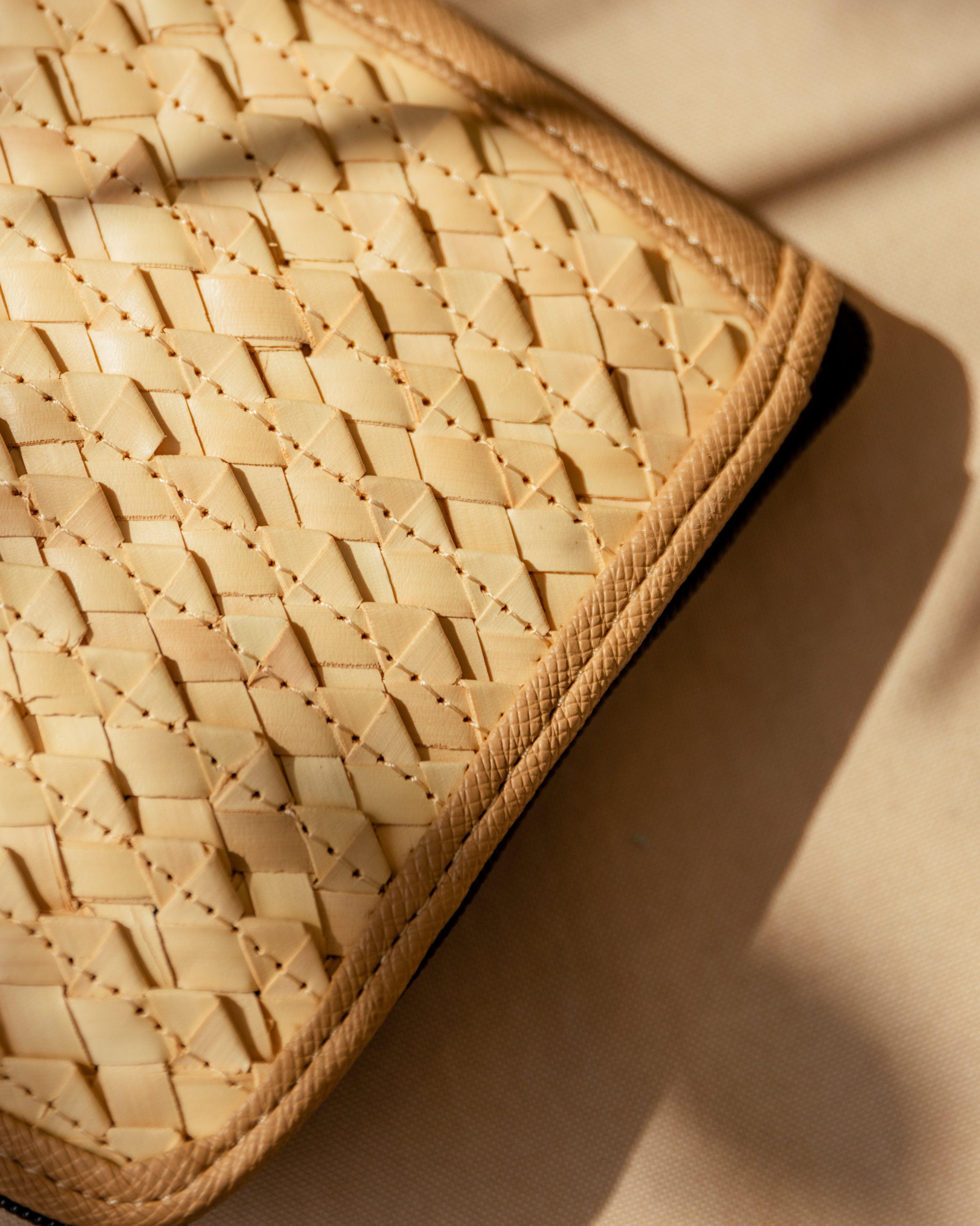 Cove Rattan & Canvas Eco Tote Bag.