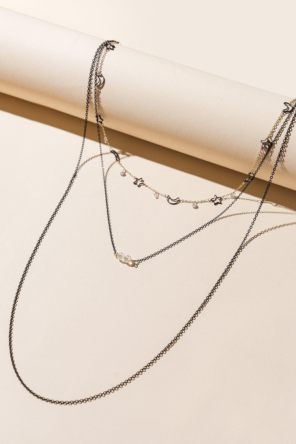 IT'S LIKE THUNDER LAYERED NECKLACE.