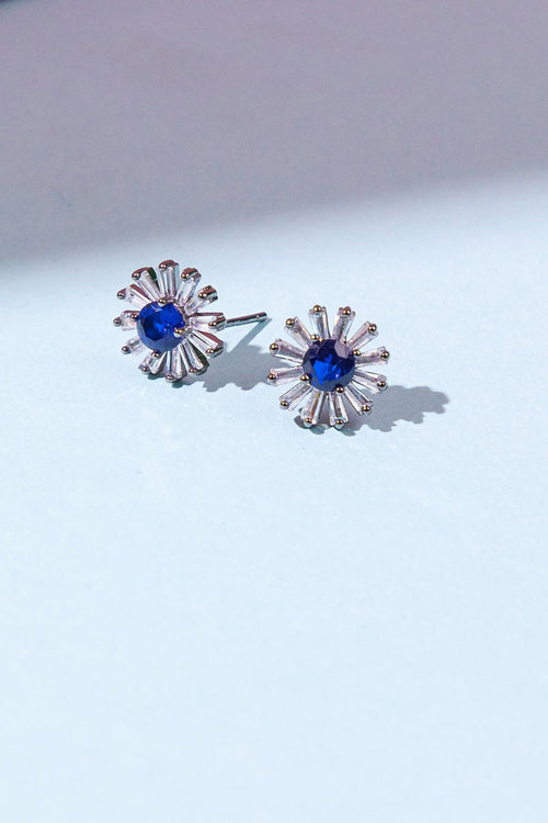 VINTAGE SUNFLOWER EARRINGS.