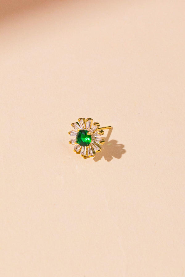 VINTAGE SUNFLOWER EARRINGS.