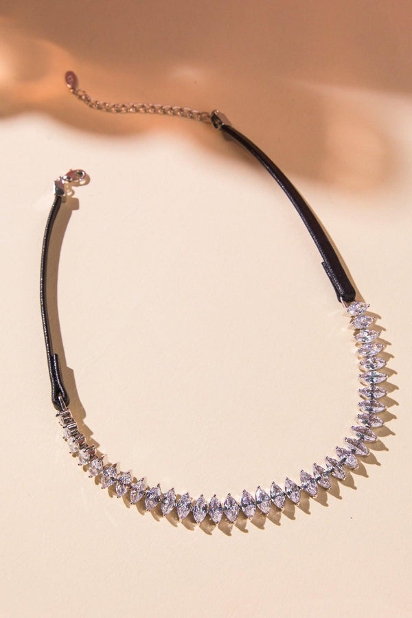 RHINESTONE DIANA NECKLACE.