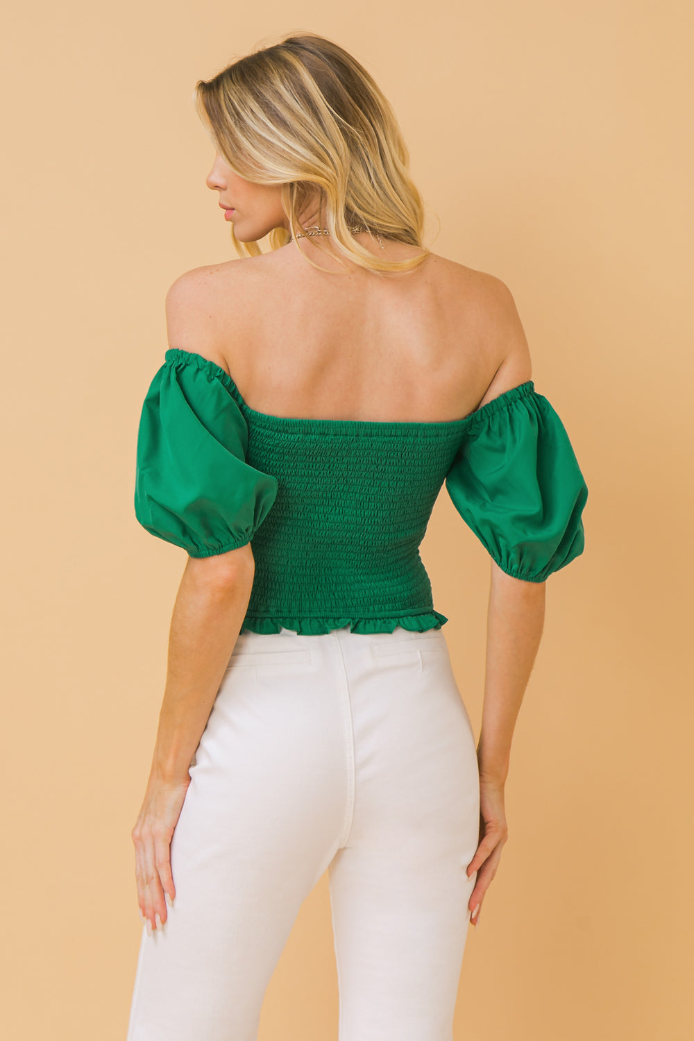 ADORE THE ATTENTION WOVEN TOP