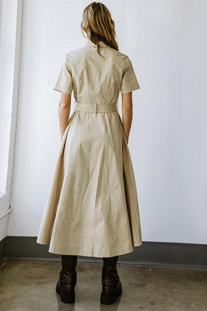 LUCKY ME WOVEN MIDI DRESS - Flying Tomato - DRESSES - Freemarket
