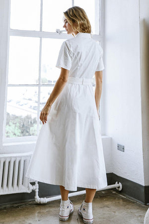 LUCKY ME WOVEN MIDI DRESS - Flying Tomato - DRESSES - Freemarket