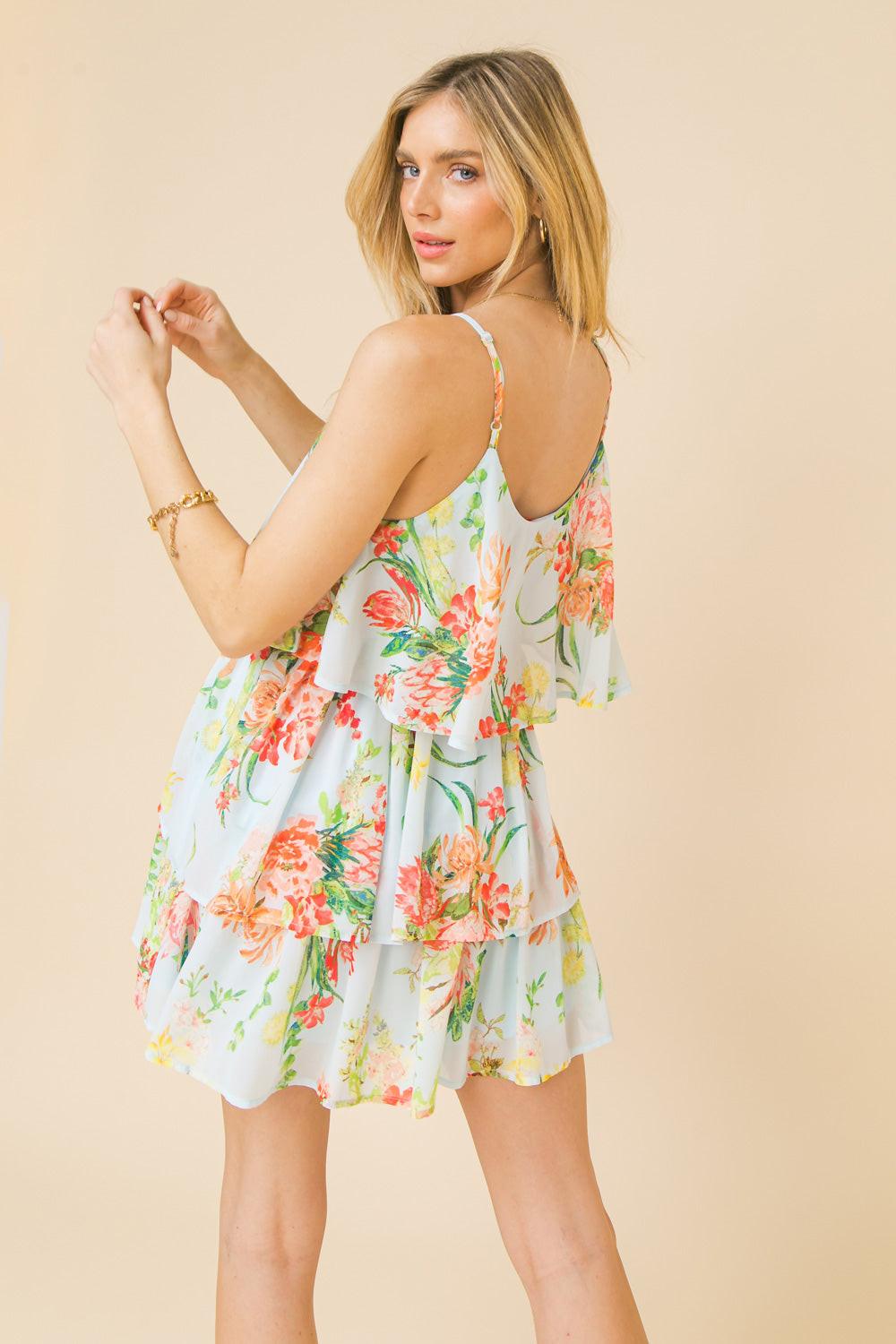 DREAMY ROMANCE MINI DRESS.