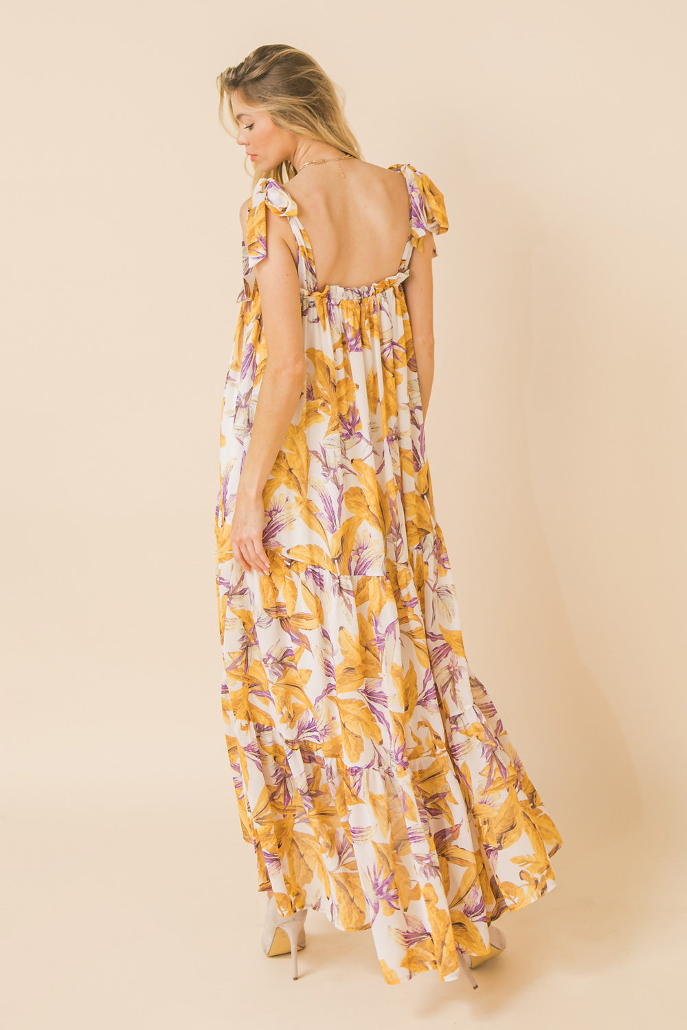 SUNNY BRIGHT WOVEN MAXI DRESS