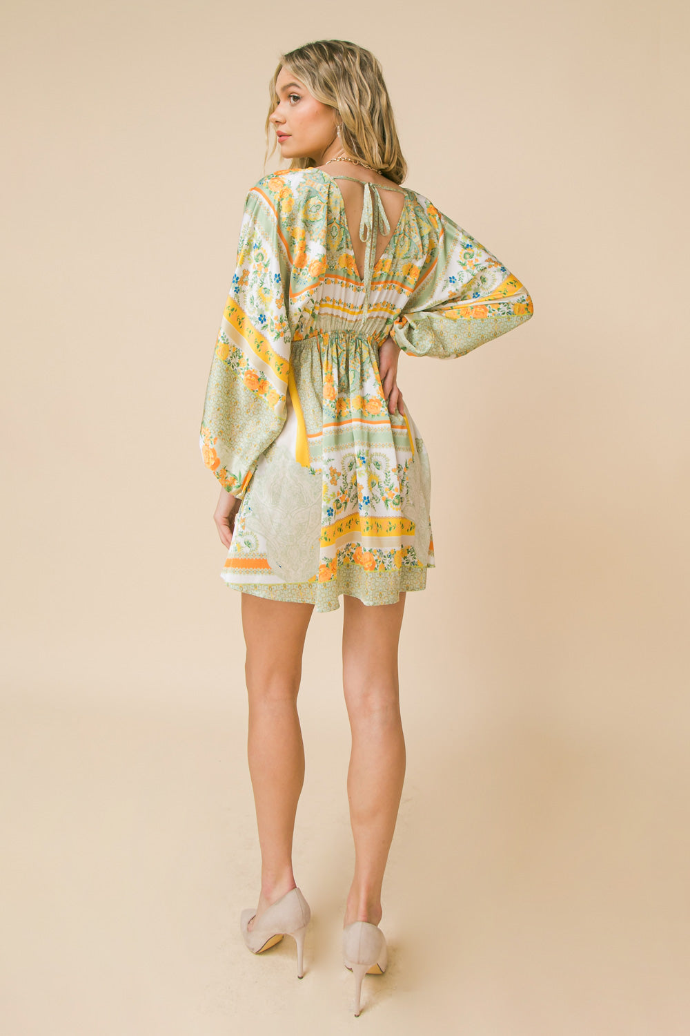 ALL THE TRENDS WOVEN MINI DRESS
