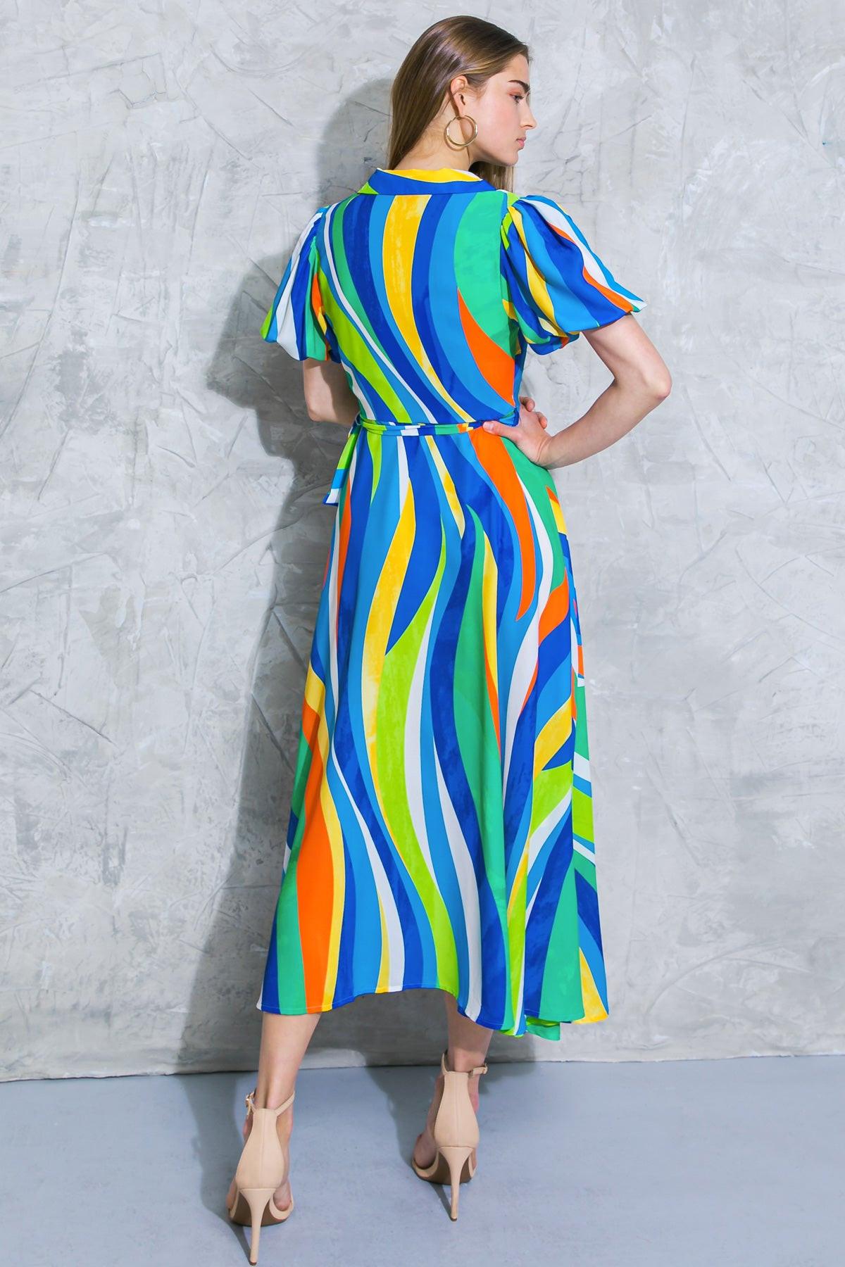 THE PRINCESS BRIDE WOVEN MIDI DRESS.