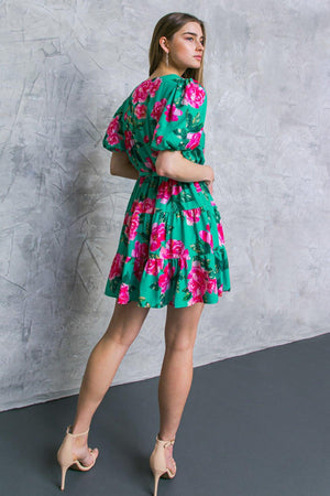 I KNOW MY OWN WORTH WOVEN MINI DRESS.