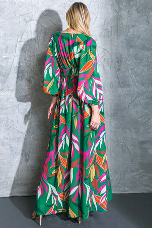 GONE COASTAL WOVEN MAXI DRESS.