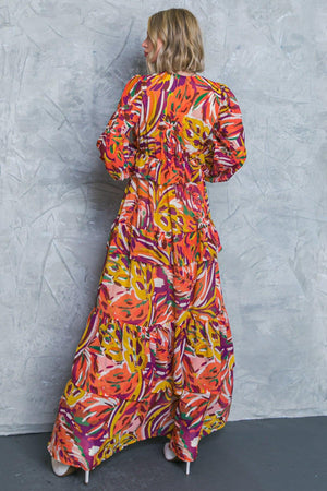 WONDERFUL SOUL WOVEN MAXI DRESS.