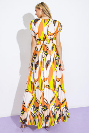 KEEP BLOOMING WOVEN MAXI DRESS main image 1