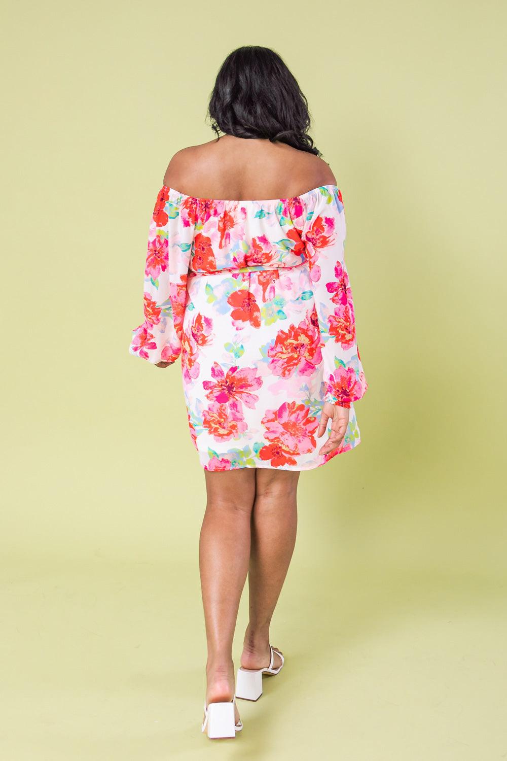 TAKE MY BREATH WOVEN MINI DRESS.