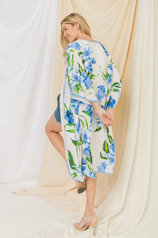 LAGUNA BEACH KIMONO COVER UP - Flying Tomato - JACKETS - Flying Tomato