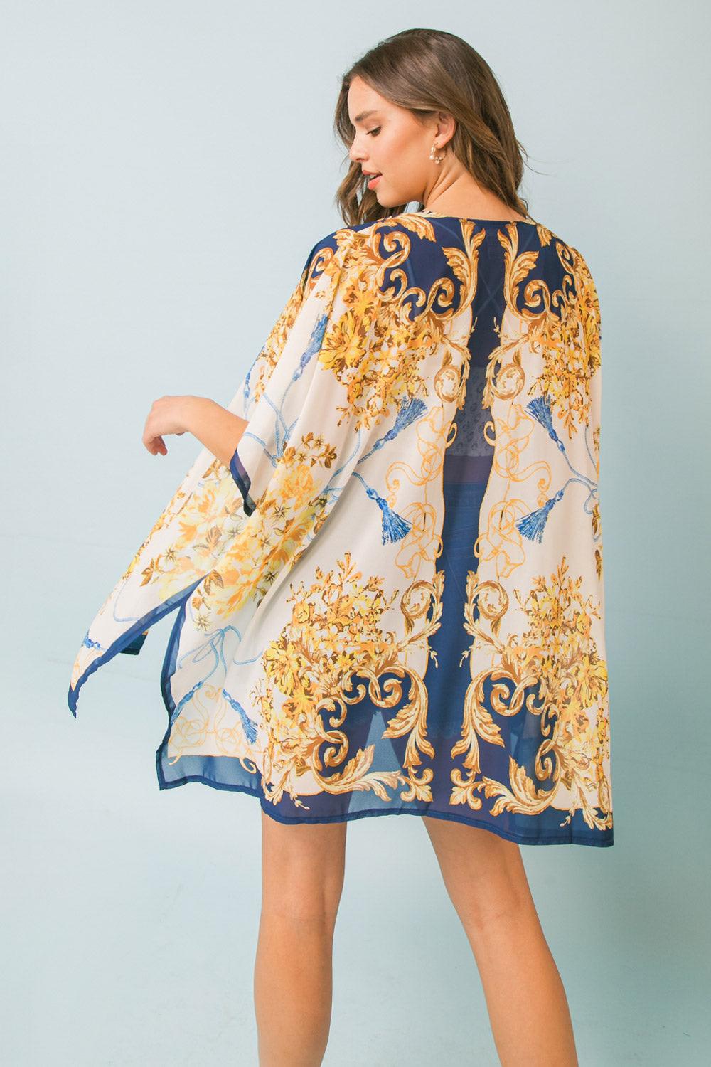 NEVER SAY NEVER WOVEN MIDI COVER UP.
