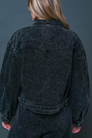 SEE YOU GO DENIM JACKET.