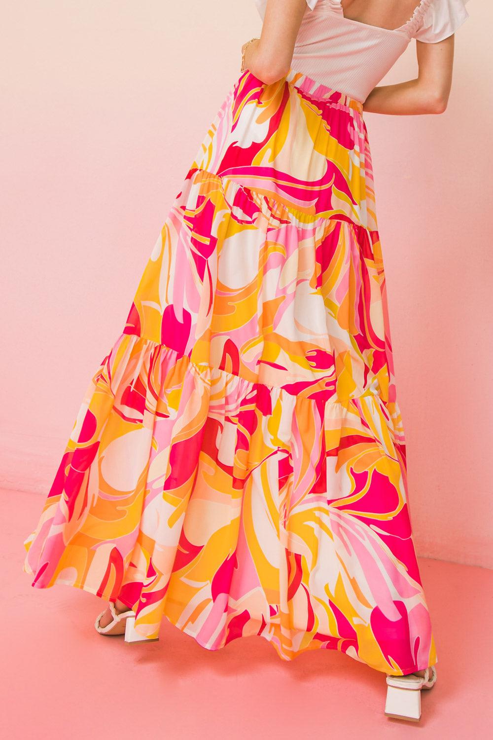 LOVED BY YOU WOVEN SKIRT.