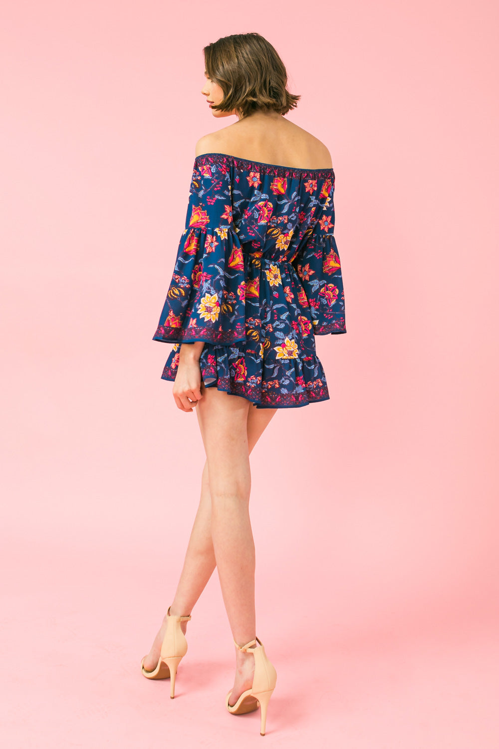POWER OF LOVE FLORAL ROMPER