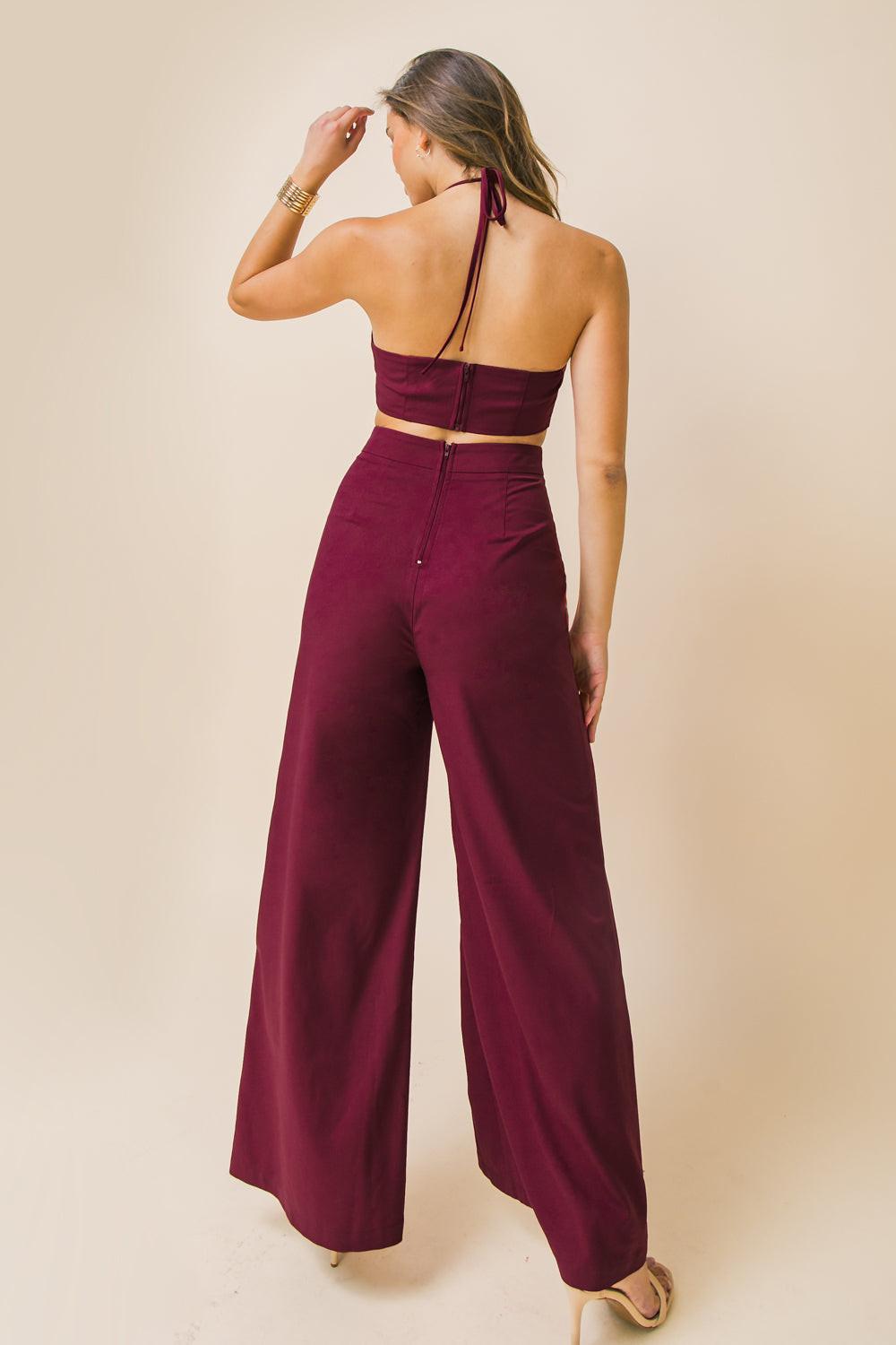 A DAY IN PARIS WOVEN JUMPSUIT.