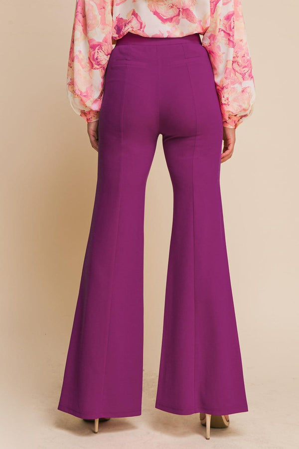 HEY DARLING WOVEN FLARE PANTS.