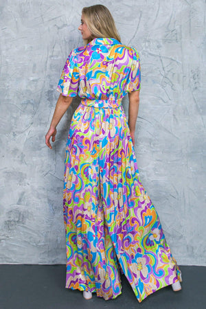A SECRET PLACE WOVEN JUMPSUIT.