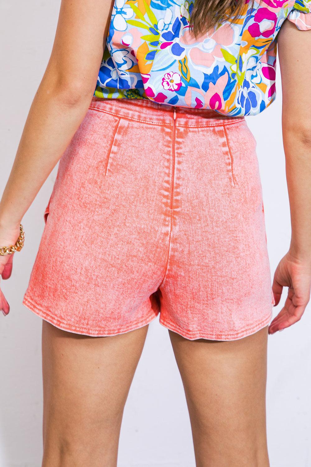 A HEART FOR LOVE DENIM SKORT.