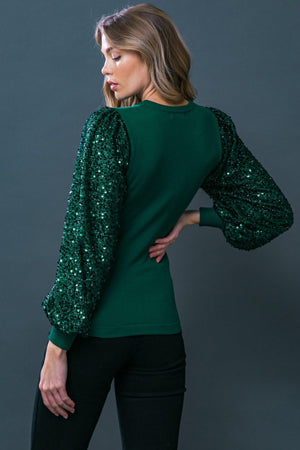 FEELING THE FUN SWEATER TOP.