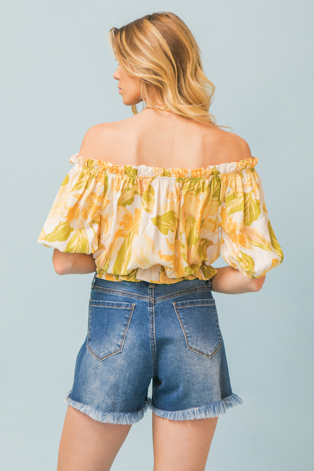 LOVE YOU A BRUNCH WOVEN TOP