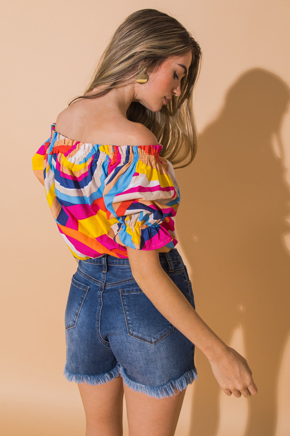 CHEERFUL CHARMER POPLIN TOP