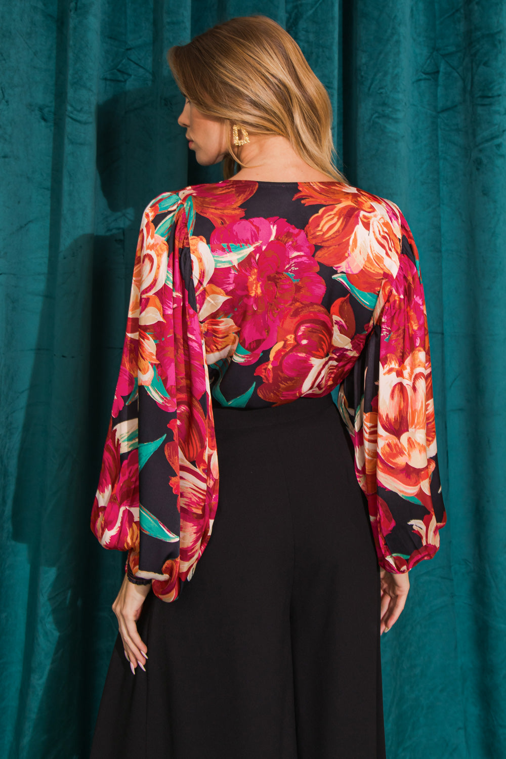 CAPTURE THE MOMENT WOVEN BODYSUIT