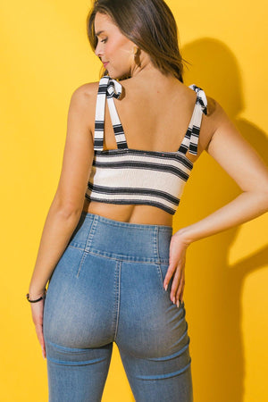 ALL ABOUT LOVE WOVEN TOP.