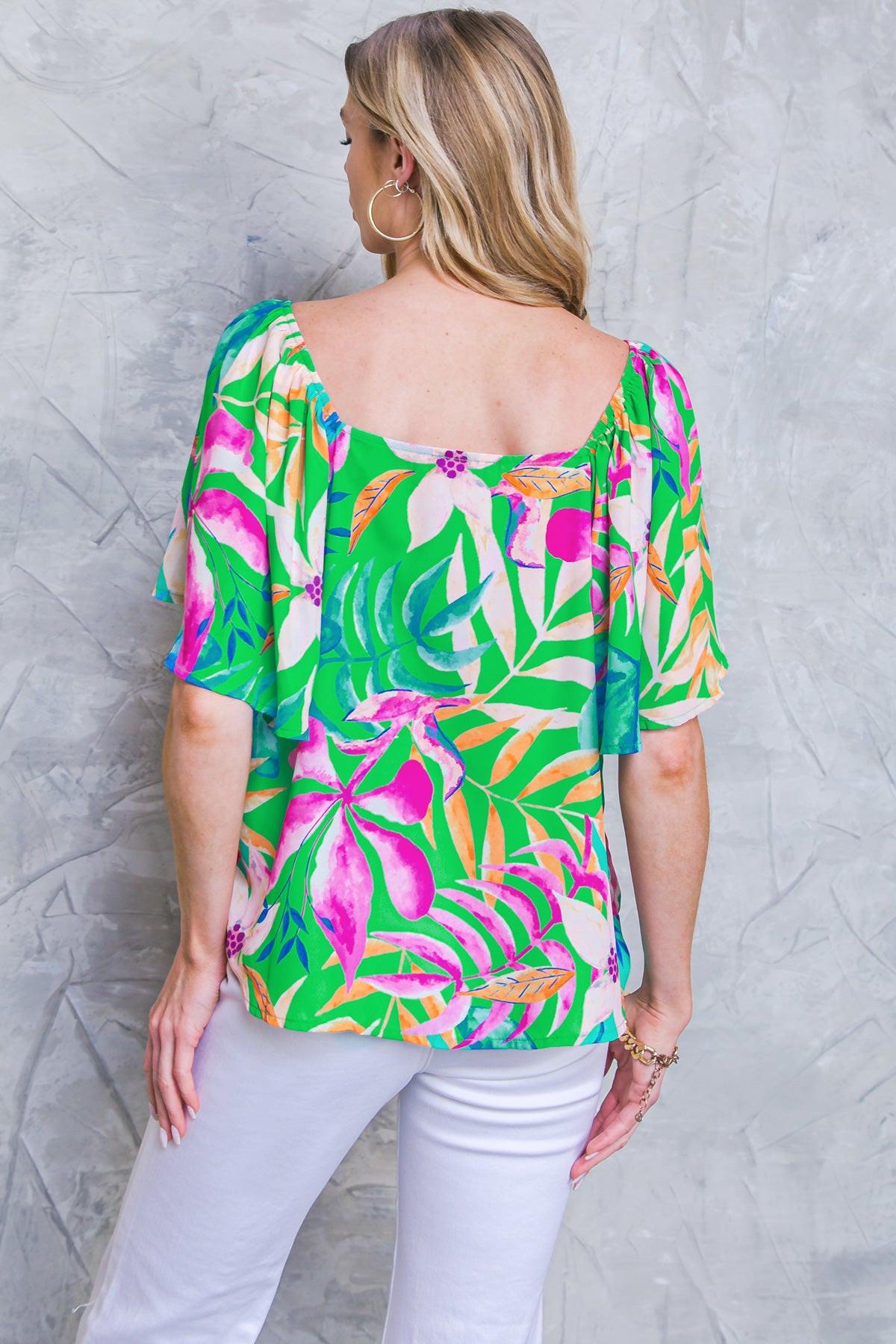 HIGH CLASS WOVEN TOP.