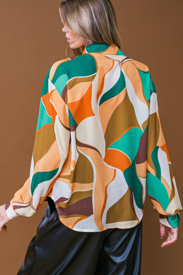 LOVINGLY YOURS WOVEN TOP.