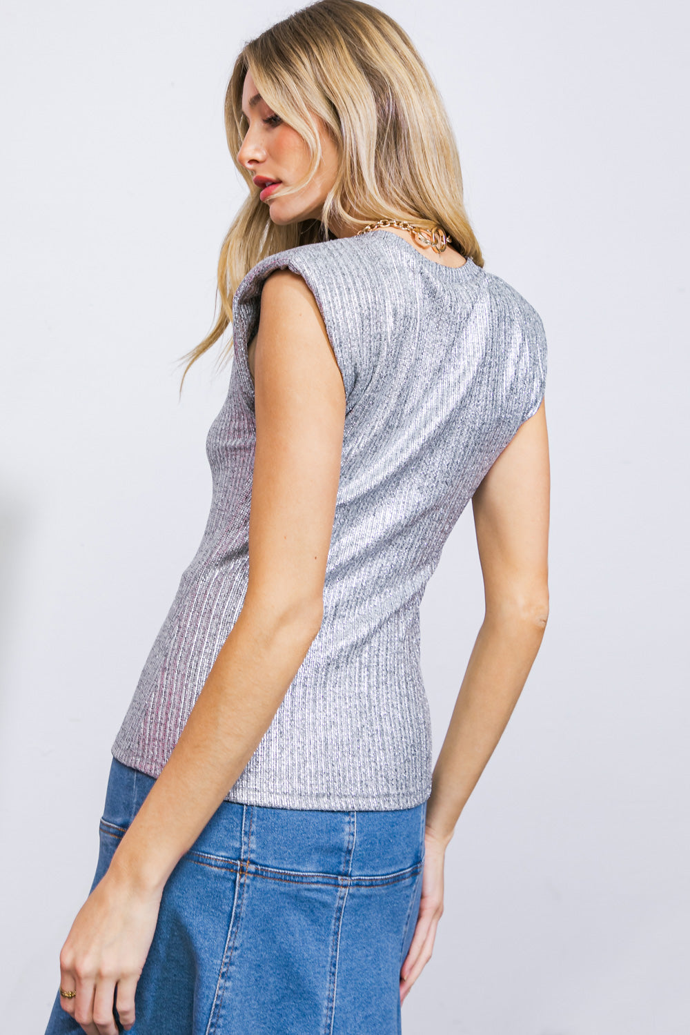STYLE FILE RIBBED KNIT TOP