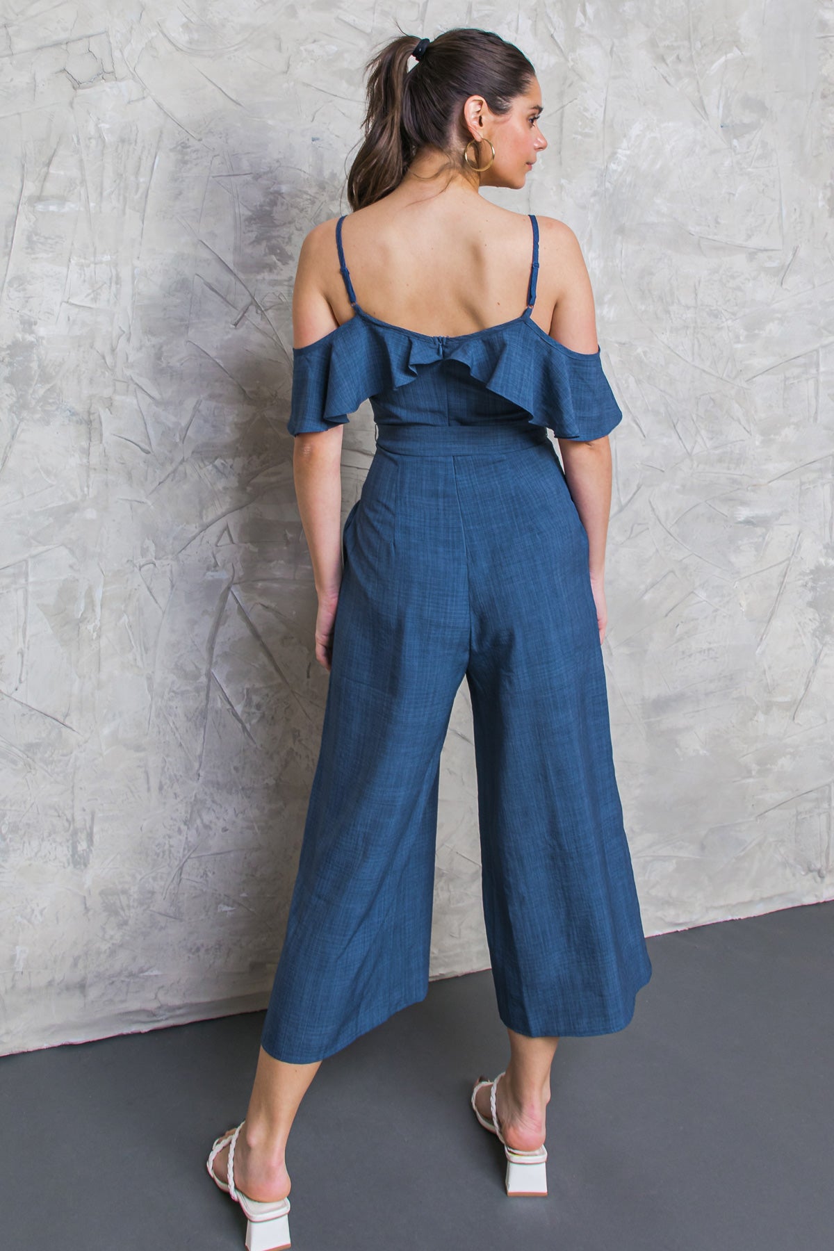 SING ME BACK HOME WOVEN JUMPSUIT