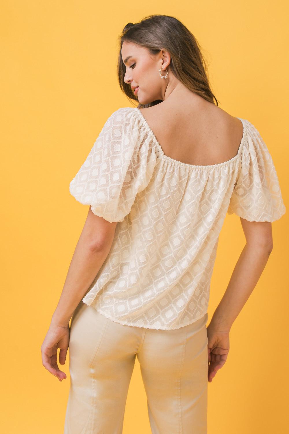 FOREVER YOUR GIRL WOVEN TOP - Flying Tomato - TOPS - Jealous Tomato