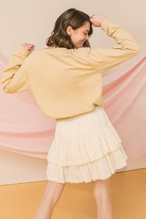 KNOWN TO BE COZY SWEATSHIRT.