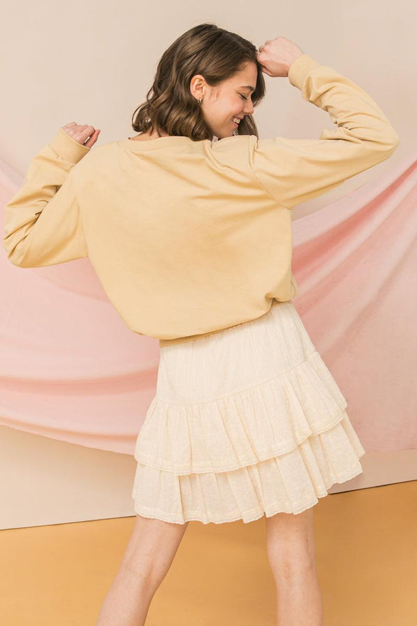 KNOWN TO BE COZY SWEATSHIRT.