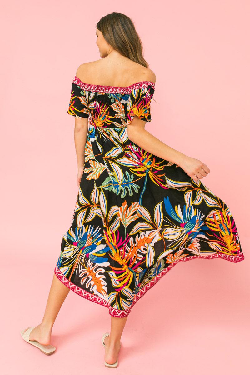 KINDEST INTENTIONS FLORAL WOVEN DRESS - Flying Tomato - DRESSES - Flying Tomato