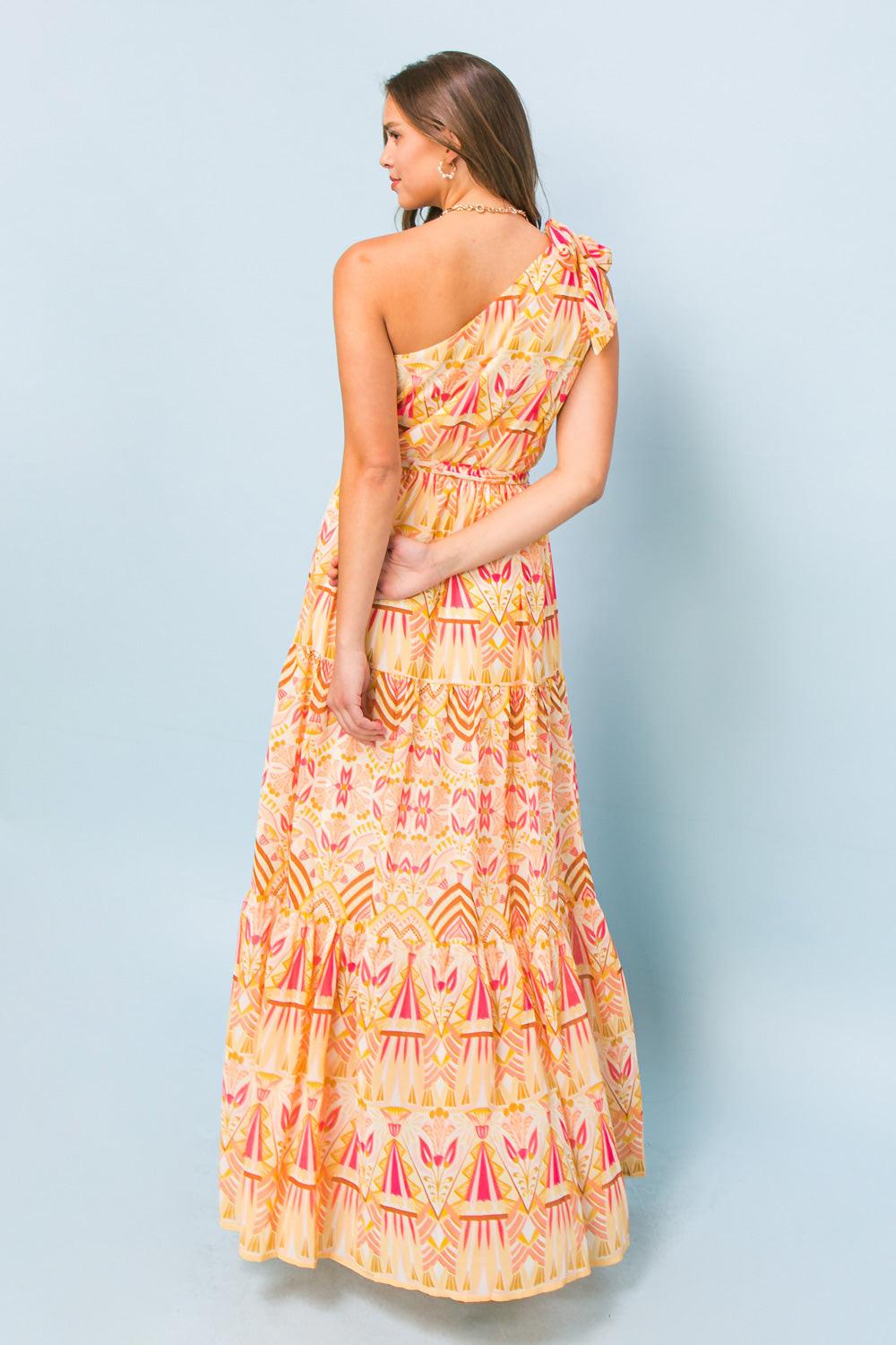 IN HARMONY WOVEN MAXI DRESS.