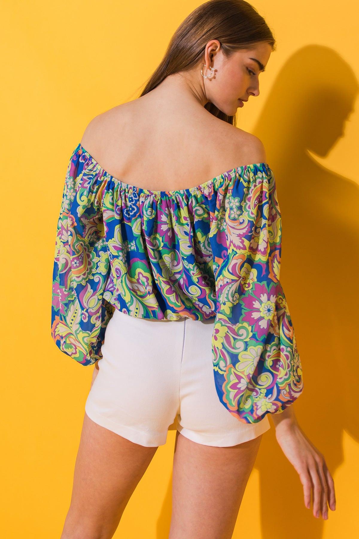 PINE ISLAND WOVEN TOP.